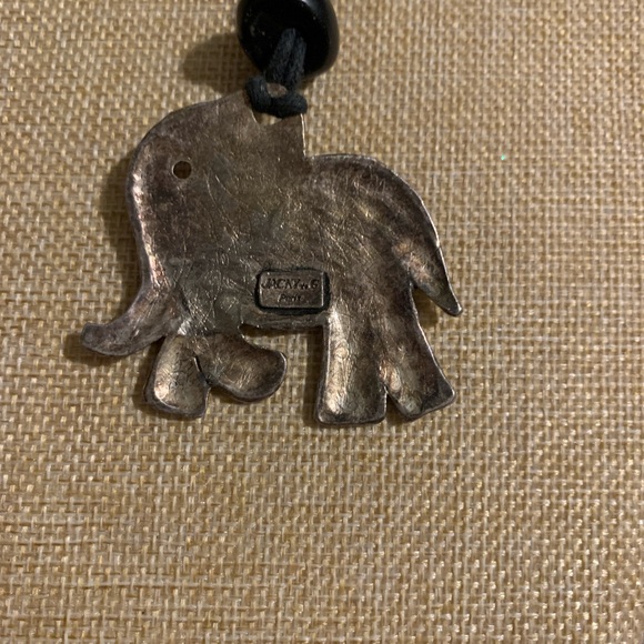 Elephant pendant by Paris designer Jacky de G - Picture 7 of 9